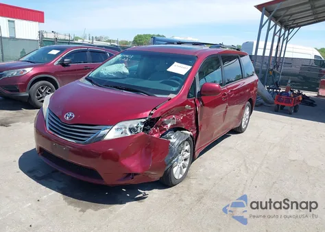 2014 Toyota Sienna Xle 7 Passenger from USA, damaged, VIN 5TDDK3DC1ES092323